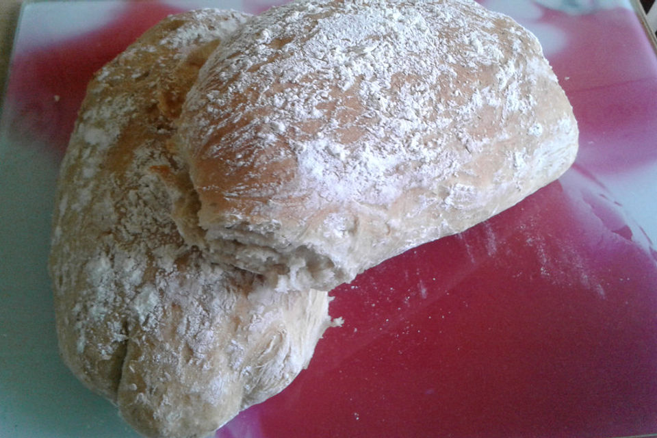 Einfaches Ciabatta