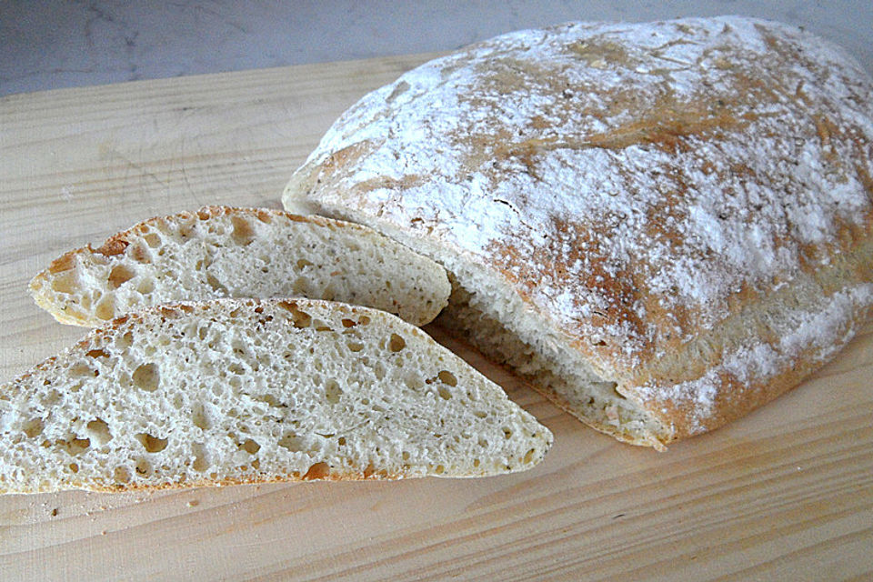 Einfaches Ciabatta