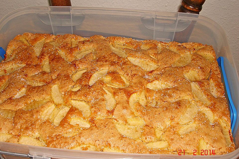 Leichter Apfel - Rührkuchen