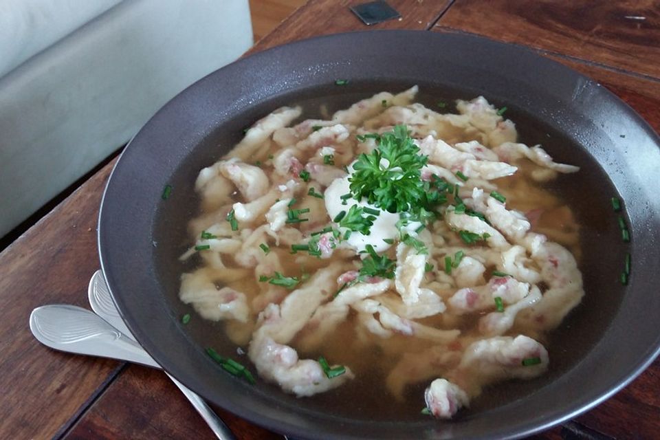 Schwäbische Wurstspätzle Schwäbische Wurstspätzle