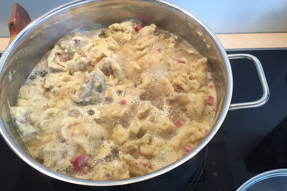 Schwäbische Wurstspätzle Schwäbische Wurstspätzle
