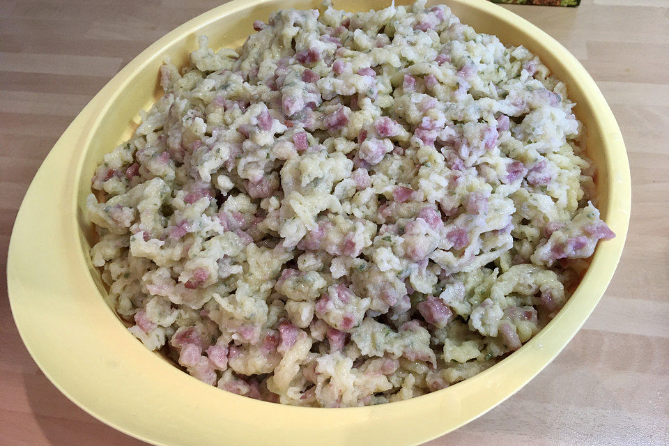 Schwäbische Wurstspätzle Schwäbische Wurstspätzle