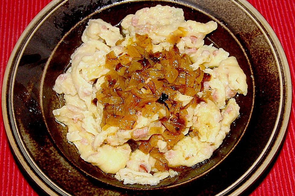 Schwäbische Wurstspätzle Schwäbische Wurstspätzle