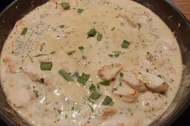 Hühnerbrust in Sahne - Senf - Sauce von Tedela| Chefkoch