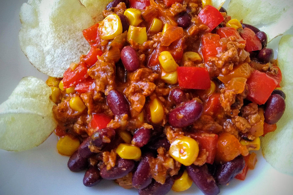 Chili con Sojaschnetzel