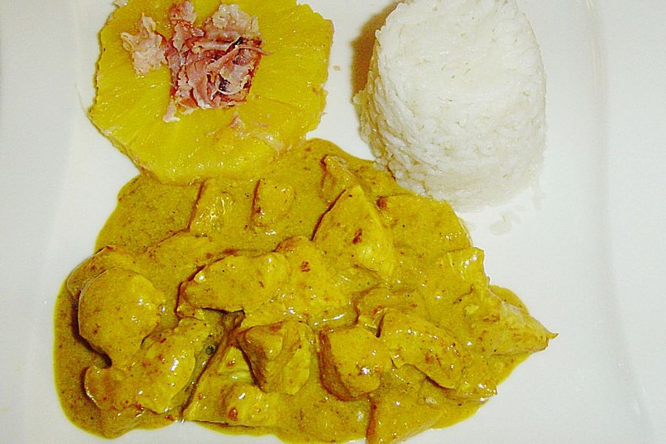 Ananas - Puten - Curry