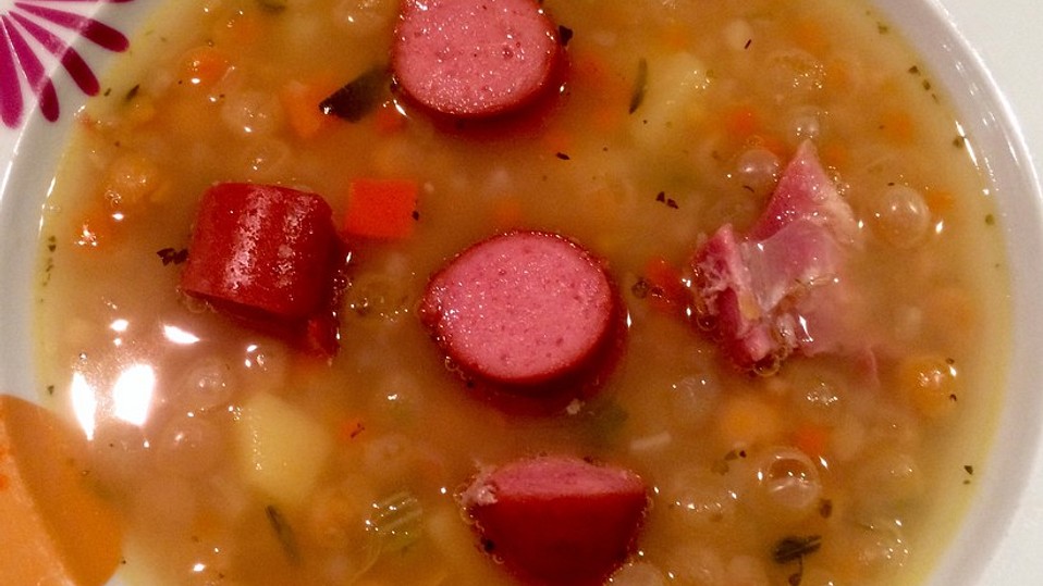 Berliner Erbsensuppe mit Speck von miguan