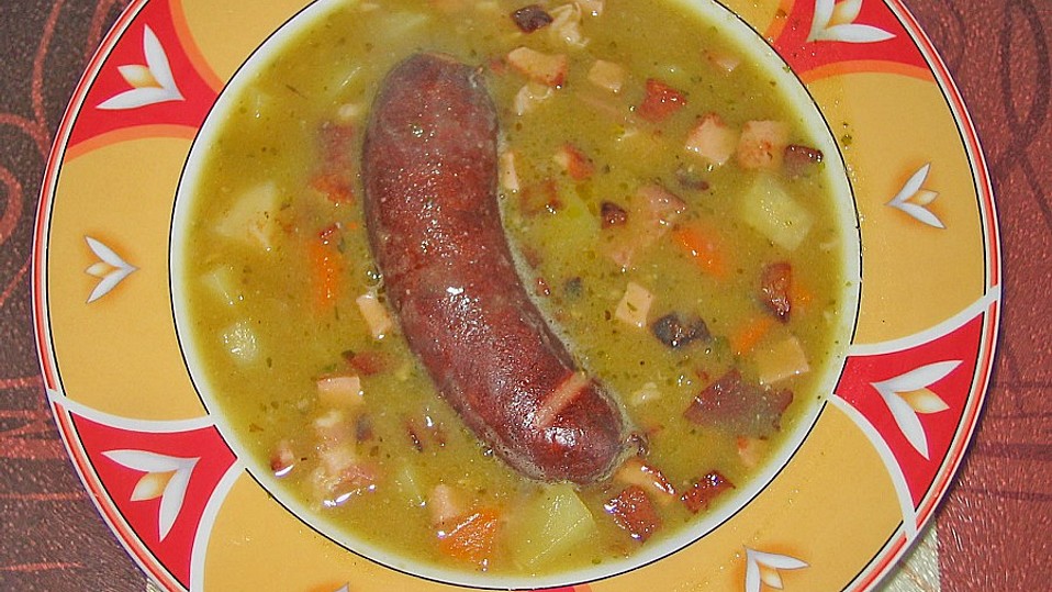Berliner Erbsensuppe mit Speck von miguan