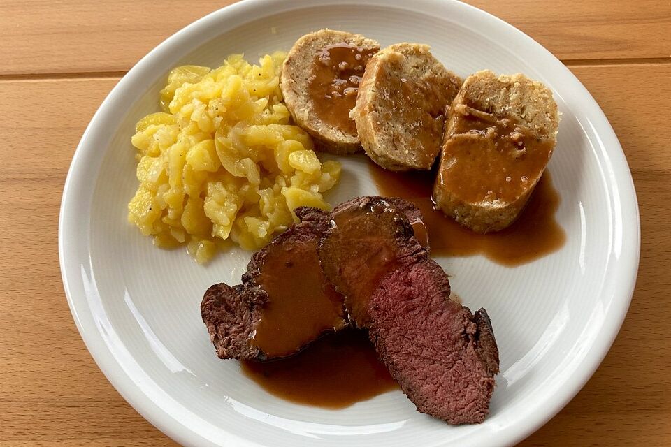 Rinderbraten mit Balsamico-Rotwein-Sauce