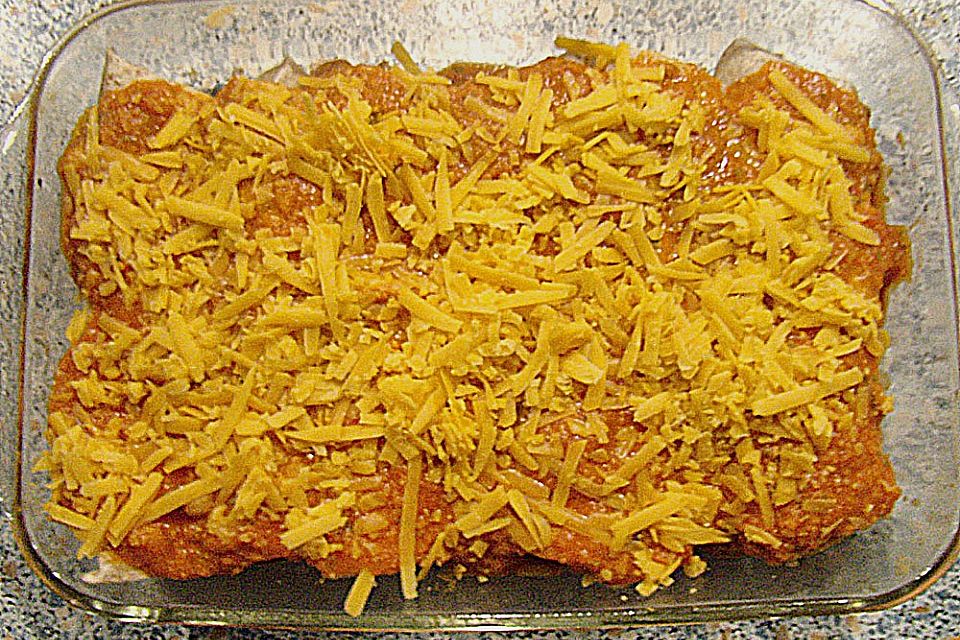 Enchiladas mit Hähnchenbrust