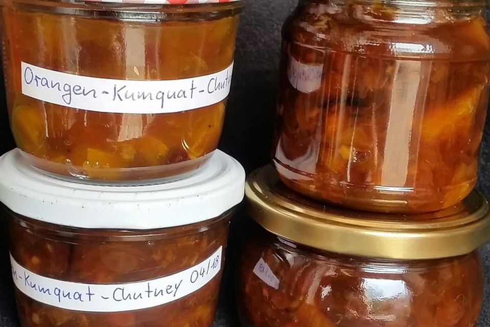 Orangen - Kumquat - Chutney