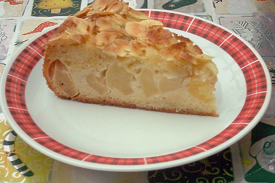 Apfelkuchen mit Mandelkruste