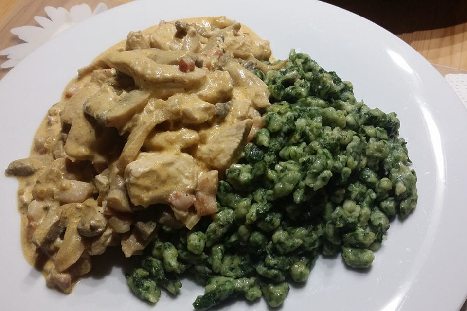 Spinatspätzle