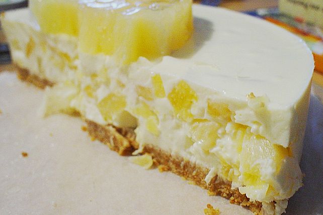 Käsekuchen mit Ananas von tschoerda| Chefkoch