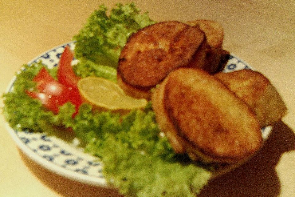 Eier - Knoblauchbrot