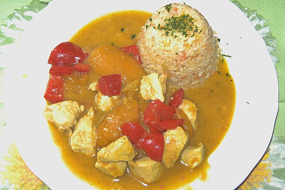 Bananen - Hühner - Curry Bananen - Hühner - Curry