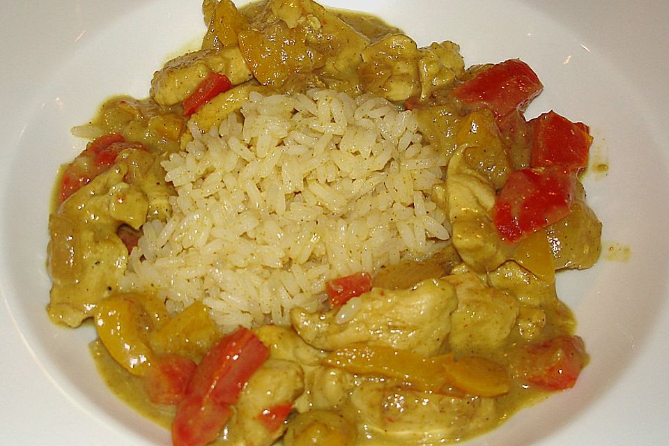 Bananen - Hühner - Curry Bananen - Hühner - Curry