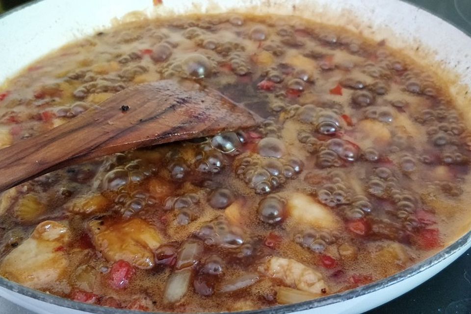 Bananen - Hühner - Curry Bananen - Hühner - Curry