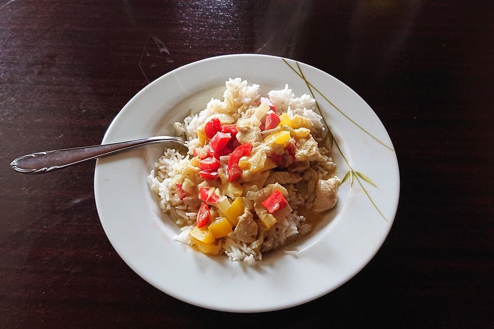 Bananen - Hühner - Curry Bananen - Hühner - Curry