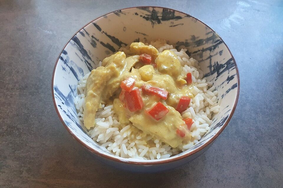 Bananen - Hühner - Curry Bananen - Hühner - Curry