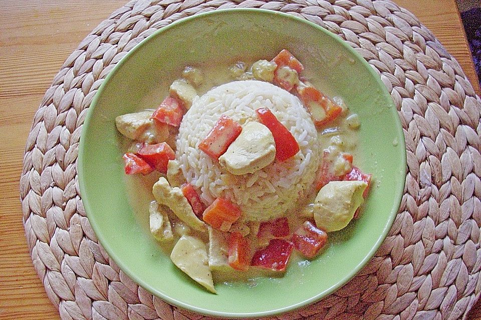 Bananen - Hühner - Curry Bananen - Hühner - Curry