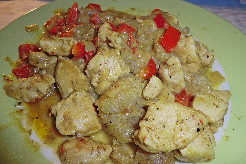 Bananen - Hühner - Curry Bananen - Hühner - Curry