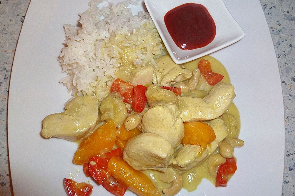 Bananen - Hühner - Curry Bananen - Hühner - Curry