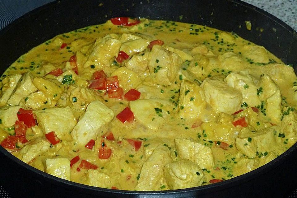 Bananen - Hühner - Curry Bananen - Hühner - Curry