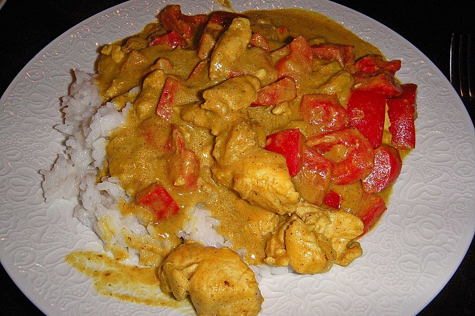 Bananen - Hühner - Curry Bananen - Hühner - Curry