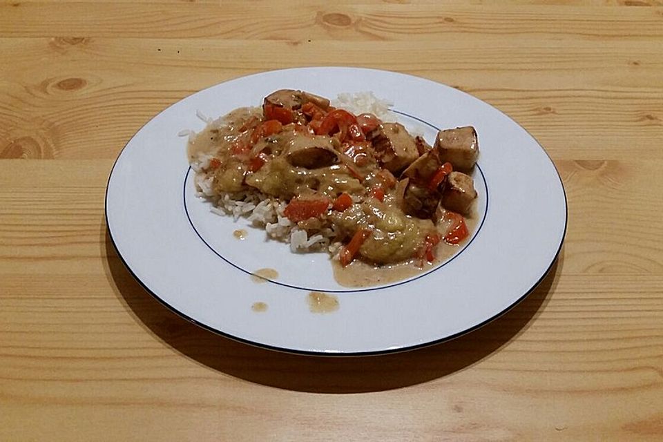Bananen - Hühner - Curry Bananen - Hühner - Curry