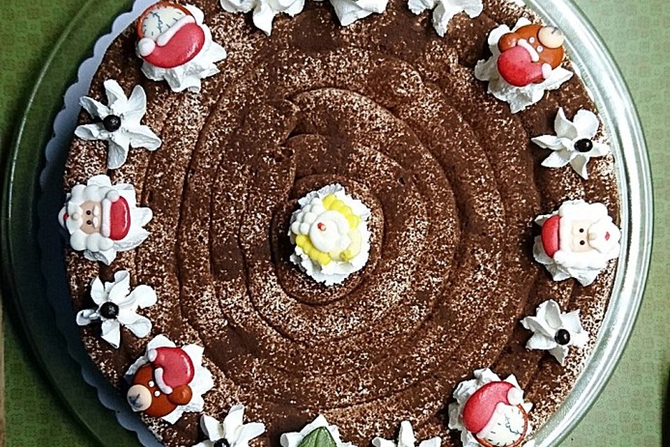 Schoko - Preiselbeertorte