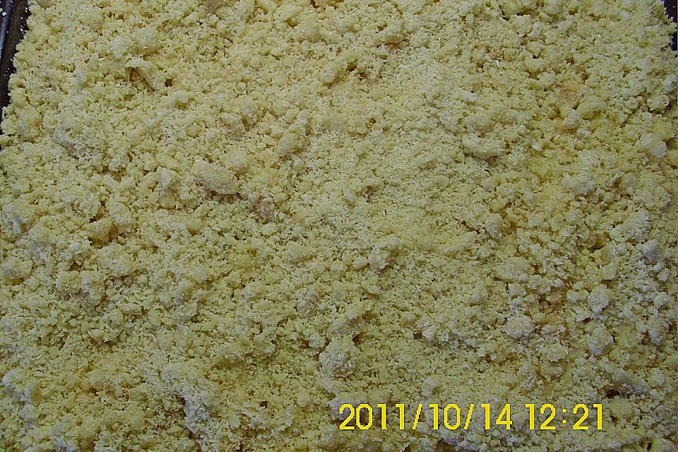 Apfelkuchen mit Marzipan - Kokosstreuseln Apfelkuchen mit Marzipan - Kokosstreuseln