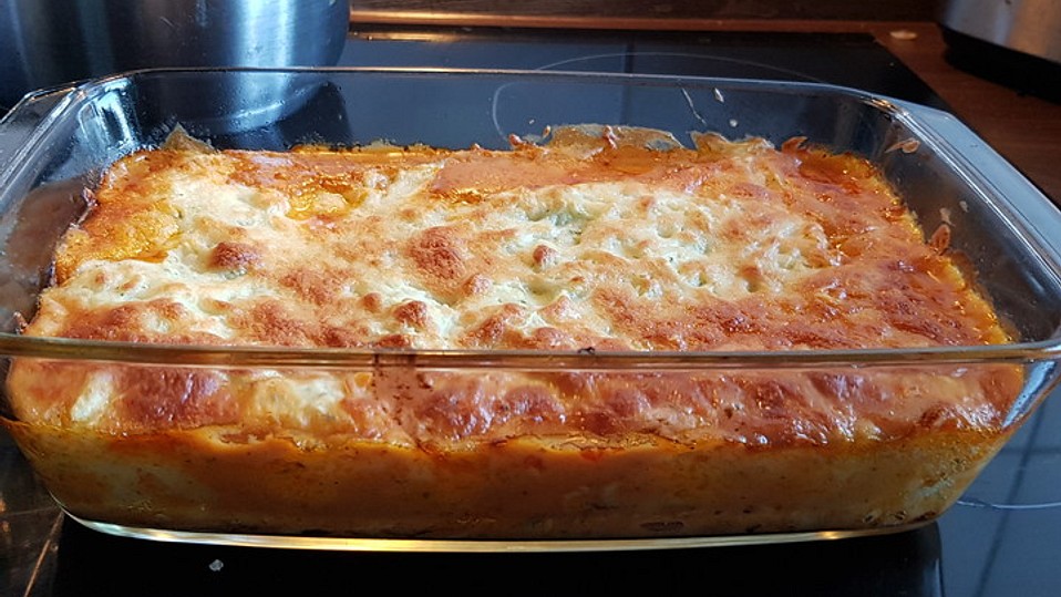 Geschnetzeltes mit Kartoffelbrei überbacken von Utemaus