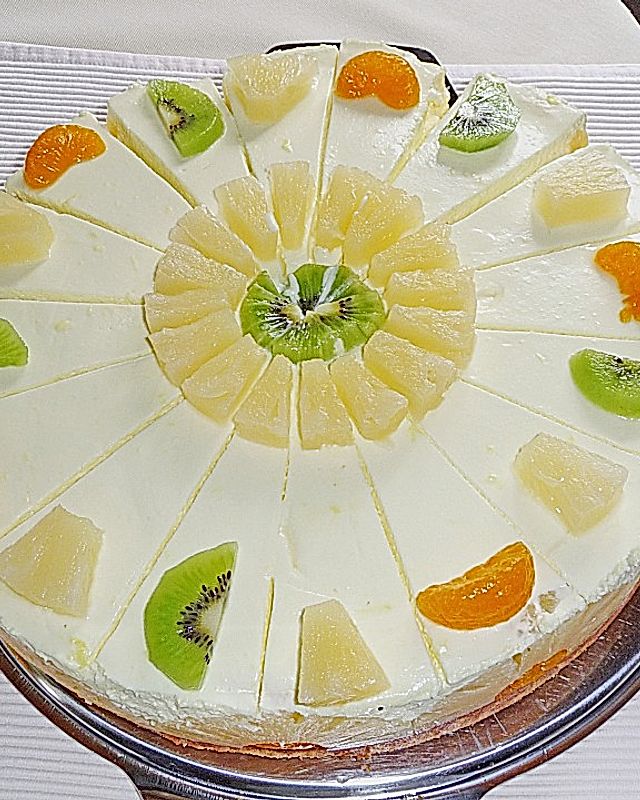Ananas - Zitronen - Torte