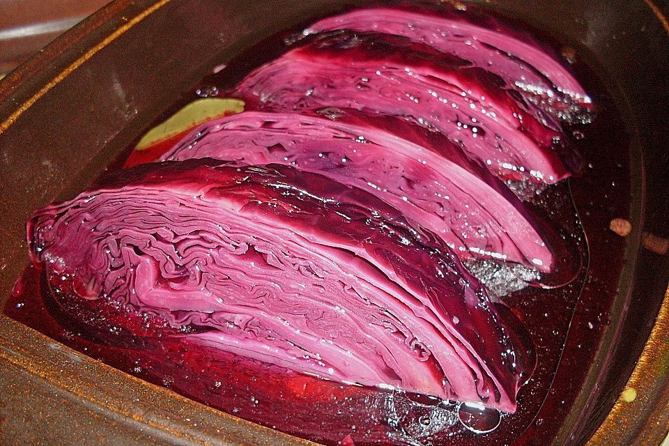 Schneller eingelegter Rotkohl (Rotkraut) nach russischer Art