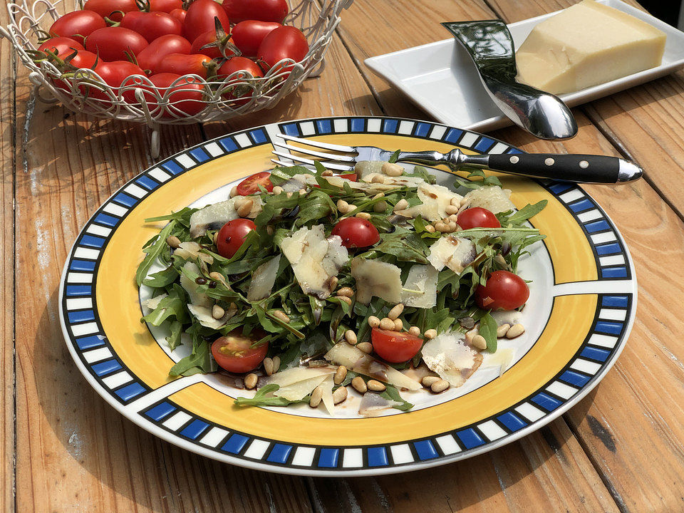 Rucola - Salat mit Balsamessig von sissimuc| Chefkoch