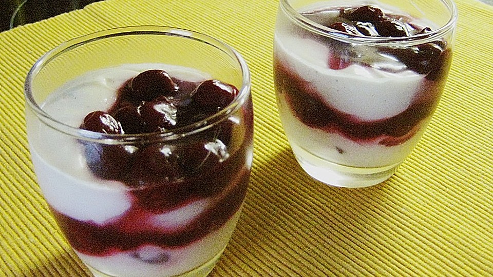 Kirschbecher mit Eierlikör - Creme von luckys-home| Chefkoch