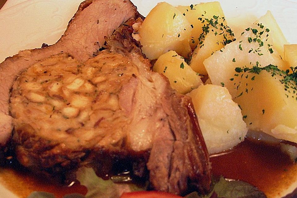 Gefüllte Kalbsbrust Gefüllte Kalbsbrust