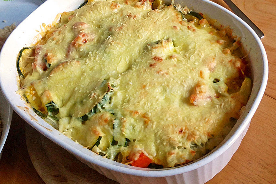 Tomaten - Zucchini - Gratin