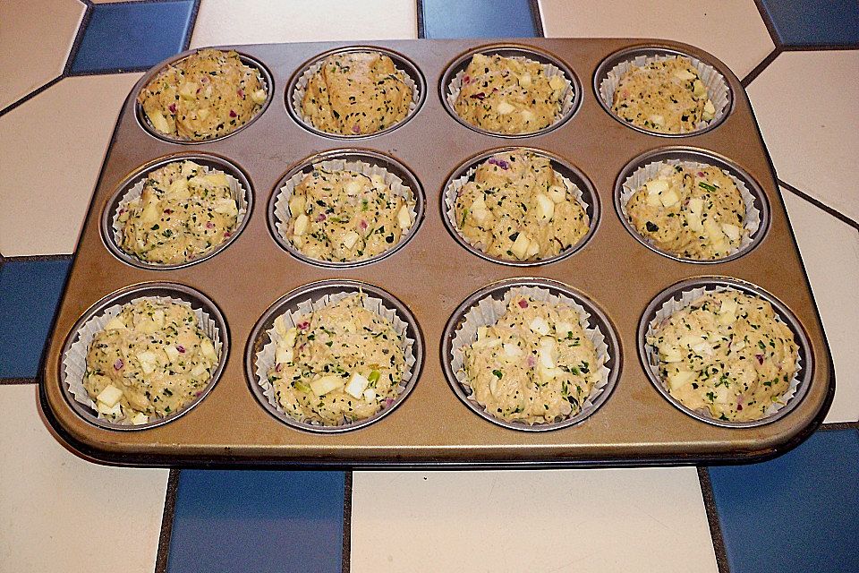 Italienische Brötchen - Muffins Italienische Brötchen - Muffins