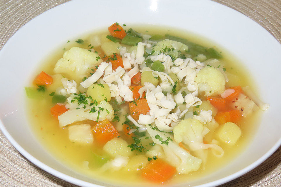 Gemüsesuppe Querbeet