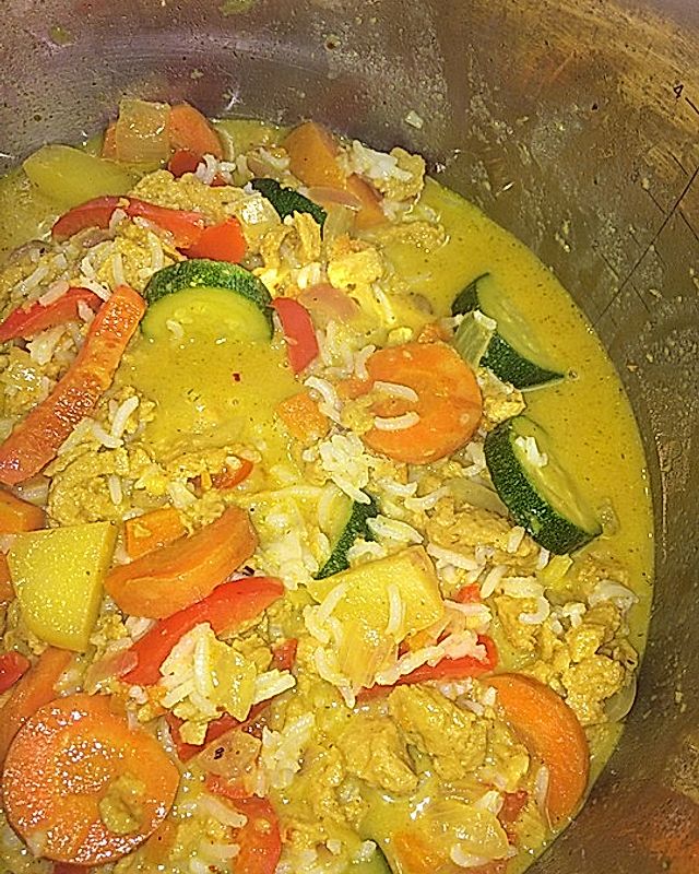 Mein Curry mit Massaman - Currypaste