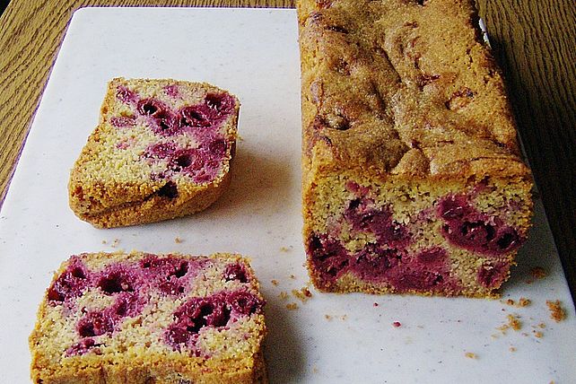 Einfacher Sandkuchen mit Kirschen von maryluo| Chefkoch