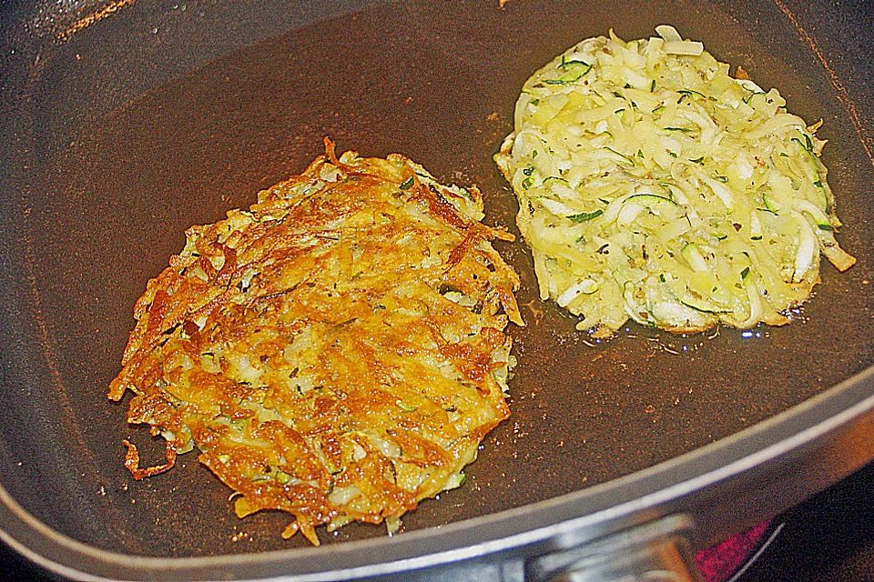 Kartoffel - Zucchini Rösti