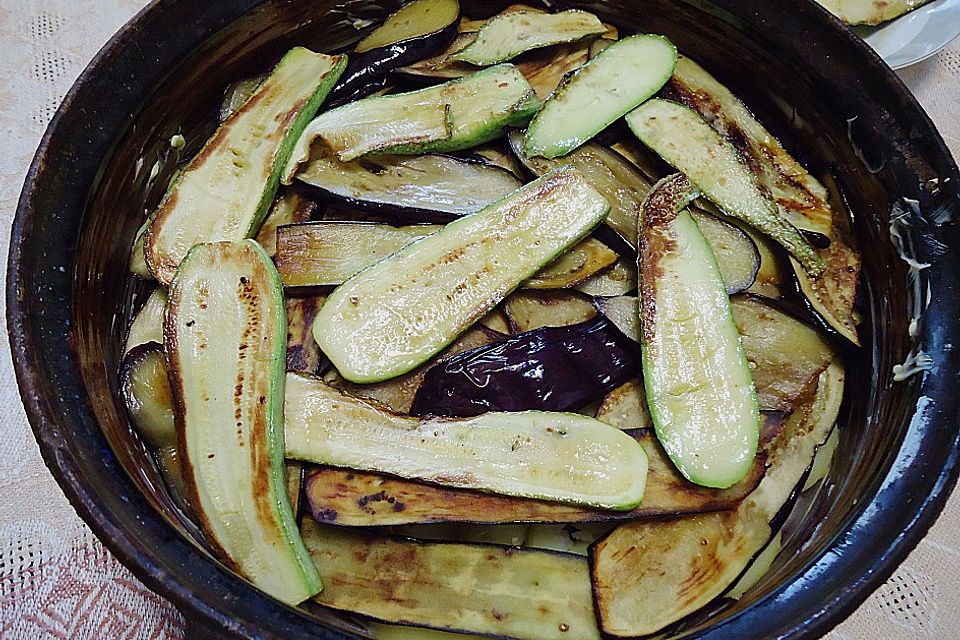 Mousaka - griechischer Auflauf mit Auberginen