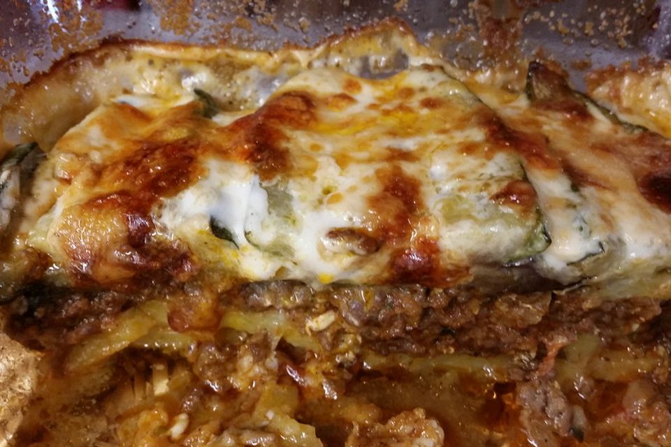 Mousaka - griechischer Auflauf mit Auberginen