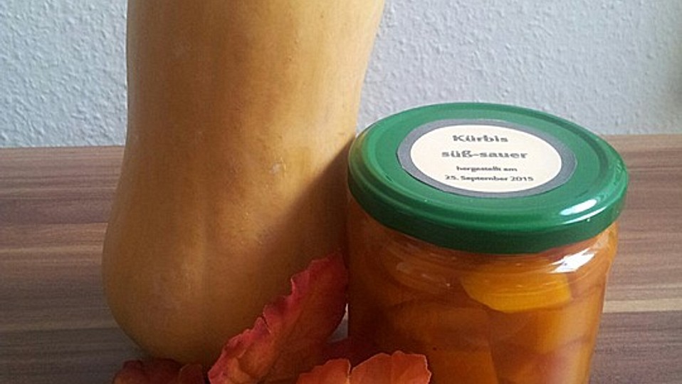 Kürbis süß-sauer eingelegt nach Omas Art von esra4 Kürbis süß-sauer eingelegt nach Omas Art von esra4