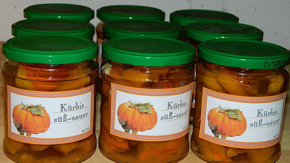 Kürbis süß-sauer eingelegt nach Omas Art von esra4 Kürbis süß-sauer eingelegt nach Omas Art von esra4