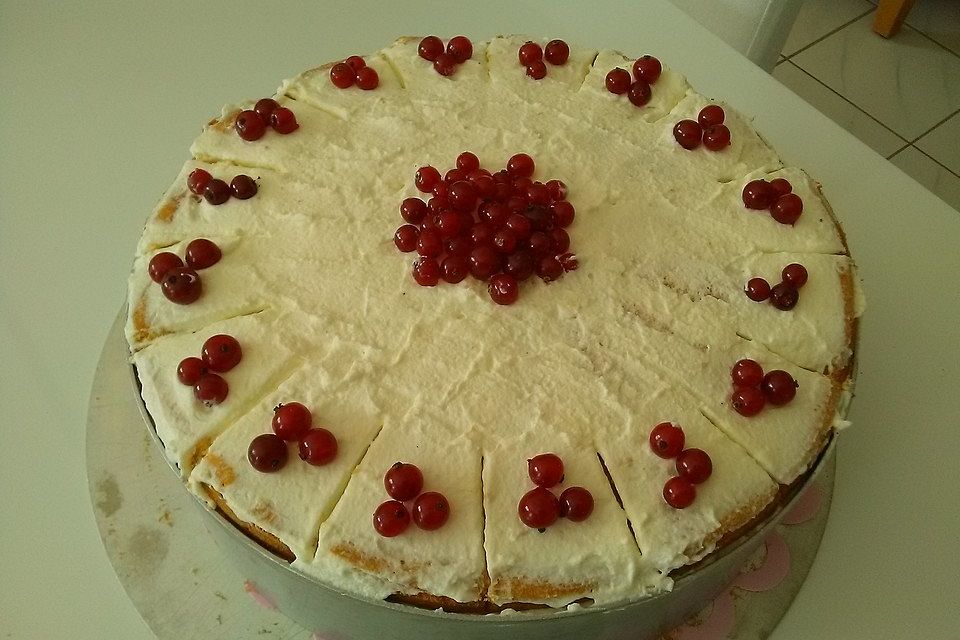 Joghurt - Johannisbeertorte