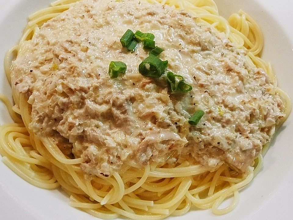 Spaghetti mit Thunfischsauce von zuckerpuppe6264| Chefkoch
